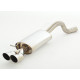 Friedrich Motorsport exhaust systems Sport exhaust silencer Renault Twingo II - ECE approval (971908-X) | races-shop.com
