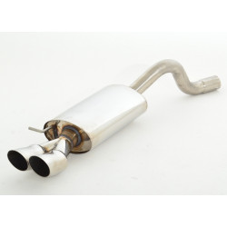 Sport exhaust silencer Renault Twingo II - ECE approval (971908-X)
