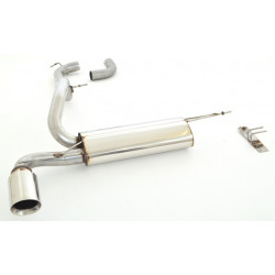 Sport exhaust silencer Mazda 3 (BK) saloon - ECE approval (972204A-X)
