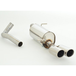 Sport exhaust silencer Seat Ibiza 6J - ECE approval (972742TF-X)