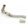 76mm Downpipe with Sport kat. (stainless steel) - ECE approval