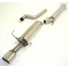 3"(76mm) Exhaust Opel Astra H TwinTop - ECE approval