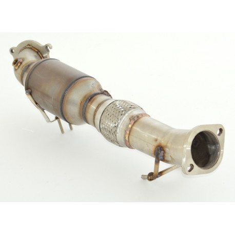 Focus III 76mm Downpipe with 200CPSI sport kat. Ford Focus III - ECE approval (981202A-DPKAHJS) | races-shop.com