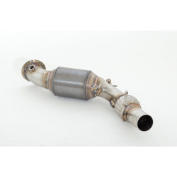 76mm Stainless steel downpipe with sport kat. (200CPSI) - ECE approval (981365-X3-DPKAHJS)