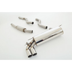76mm Exhaust (stainless steel) - ECE approval BMW 3er BMW 4er (981368-X3-X)