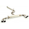 3"(76mm) Duplex Exhaust Audi TTS 8J Quattro - ECE approval