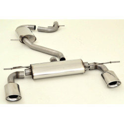 Gr.A Duplex Exhaust Audi A3 8P Cabrio FWD - ECE approval (991047T-X)