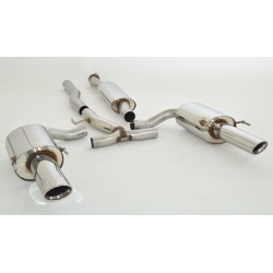 76mm Duplex exhaust system Opel Insignia Country Tourer AWD - ECE approval (991125C-X3-X)