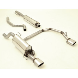 Gr.A Duplex Exhaust Opel Corsa D - ECE approval (991137A-X)