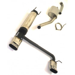 Gr.A Duplex Exhaust Opel Omega B - ECE approval (991140-x)