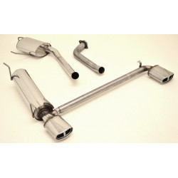 Gr.A Duplex Exhaust Opel Omega B - ECE approval (991149A-X)