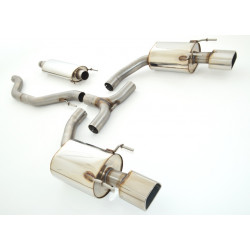 3"(76mm) Duplex Exhaust Opel Vectra C - ECE approval (991175T-X3-X)