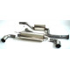 Friedrich Motorsport exhaust systems 3"(76mm) Duplex Exhaust Ford Focus II RS + RS 500 - ECE approval (991201AT-X3-X) | races-shop.com