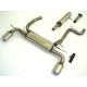 Friedrich Motorsport exhaust systems Gr.A Duplex Exhaust Ford Focus II DA3/DB3 - ECE approval (991201B-X) | races-shop.com