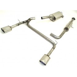 Gr.A Duplex Exhaust Ford Focus II CC - ECE approval (991201C-x)