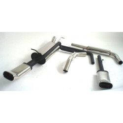 Gr.A Duplex Exhaust VW Golf IV - ECE approval (991412V-x)