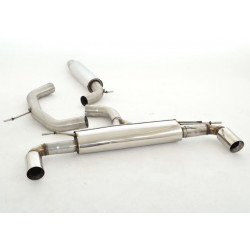 76mm Duplex exhaust system VW Beetle 5C - ECE approval (991448T-X3-X)