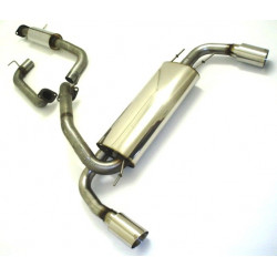 3"(76mm) Duplex Exhaust Mazda 3 MPS (BL) - ECE approval (992207T-X3-X)