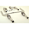 Exhaust manifold with 200CPSI sport kat. (stainless steel)