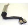 Sport exhaust silencer Opel Tigra - ECE approval