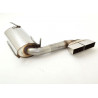 Sport exhaust silencer Opel Astra F - ECE approval