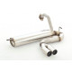 Friedrich Motorsport exhaust systems Sport exhaust silencer Toyota Aygo II - ECE approval (M972103-X) | races-shop.com