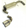 Sport exhaust silencer Seat Arosa - ECE approval
