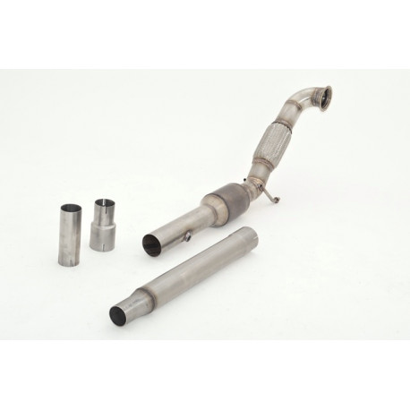 Scirocco 76mm Downpipe with Sport kat. VW Scirocco III (981441A-X3-DPKAHJS) | races-shop.com