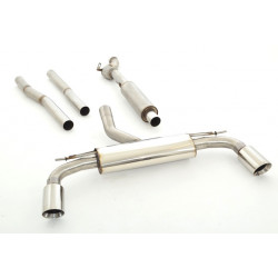 70mm Duplex exhaust system Mini R60 Countryman Cooper with ALL4 - ECE approval (881380TD-X)