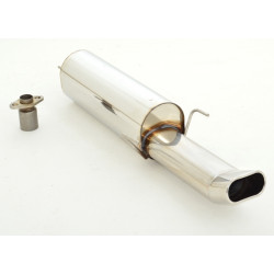 Sport exhaust silencer Opel Astra G - ECE approval (971151-x)