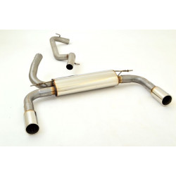 Duplex Sport exhaust silencer Ford Focus III Turnier DYB - ECE approval (971202KBD-X)