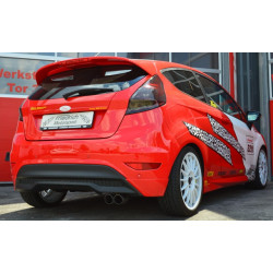Sport exhaust silencer Ford Fiesta JA8 Facelift - ECE approval (971221AT-X)