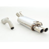 Sport exhaust silencer (stainless steel) - ECE approval
