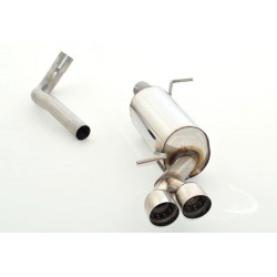 Sport exhaust silencer Skoda Fabia III Monte Carlo Hatchback (NJ) - ECE approval (972503C-X)