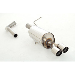 Sport exhaust silencer Seat Ibiza 6L - ECE approval (972723-X)