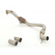 Mustang 76mm Downpipe with 200CPSI sport kat. Ford Mustang Coupe a Cabrio (981206T-X3-DPKAHJS) | races-shop.com