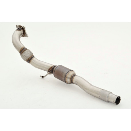 Scirocco 76mm Downpipe with 200CPSI sport kat. VW Scirocco III R (981441AR-X3-DPKAHJS) | races-shop.com