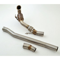 76mm Downpipe with Sport kat. (stainless steel) - ECE approval (981450R-X3-DPKAHJS)