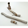 76mm Downpipe with Sport kat. (stainless steel) - ECE approval