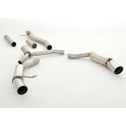 76mm Duplex exhaust system Audi A5 B8 Sportback FWD a Quattro - ECE approval (991038-X3-X)