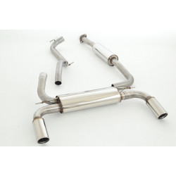 Gr.A Duplex Exhaust Ford Focus III DYB - ECE approval (991202A-X)