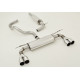 Friedrich Motorsport exhaust systems Gr.A Duplex Exhaust Seat Leon 5F - ECE approval (992751-X) | races-shop.com