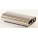 Oval with one output Exhaust tip 75x135 | races-shop.com