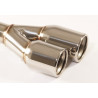 Exhaust tip 2x80mm