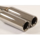 Two outputs Exhaust tip 2x80mm (ER-4) | races-shop.com