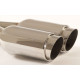 Two outputs Exhaust tip 2x90mm GP (ER-43) | races-shop.com