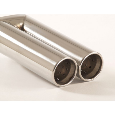 Two outputs Exhaust tip 2x60mm (ER-49) | races-shop.com