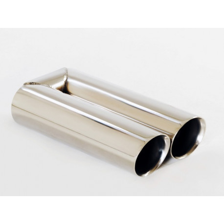 Two outputs Exhaust tip 2x90mm (ER-76) | races-shop.com