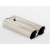 Exhaust tip 2x90mm