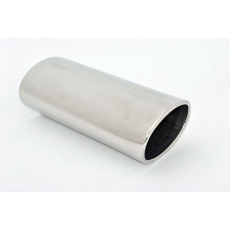 Oval with one output Exhaust tip 95x152mm (right) | races-shop.com